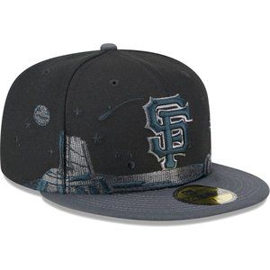 San Francisco Giants New Era Planetary 59FIFTY Fitted Hat - Black